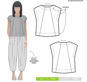 Pattern, style ARC, Ethel Woven Top