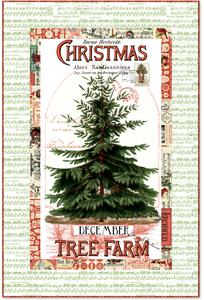 Kit, Classic Christmas, Tree Farm Panel Quilt