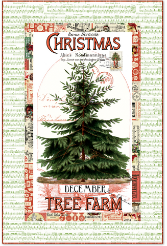 Kit, Classic Christmas, Tree Farm Panel Quilt