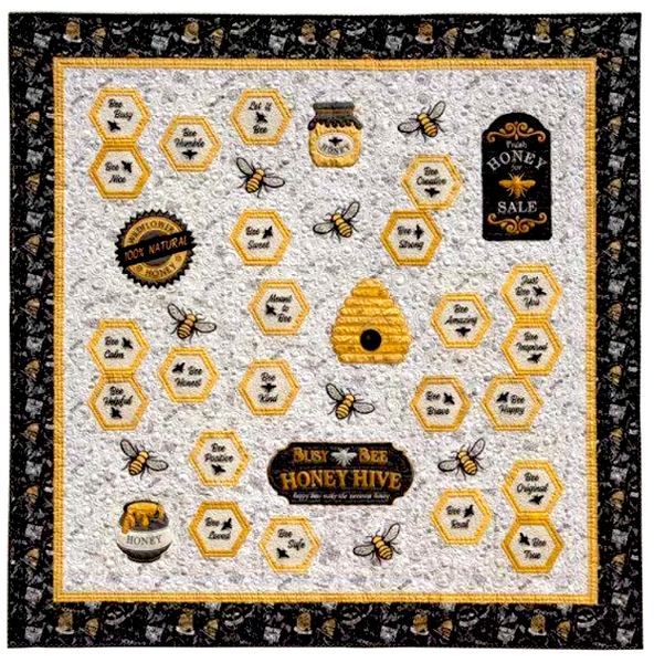 Class, Machine Embroidered Quilt