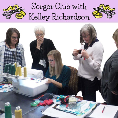 Class, Serger Club with Kelley Richardson