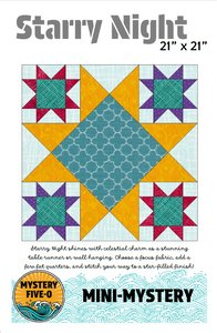 Pattern, Starry Night, September 2025 mini-mystery, Digital file
