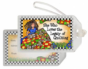 Quilt Legacy Luggage Tag # TAG163ST