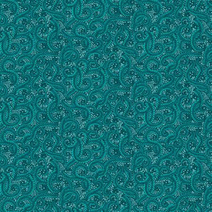 Fabric: Something to Crow About - Napa Swirl, Teal     #1225B-84