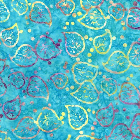 Fabric, Batik, Tonga Splash, Turquoise B2513