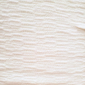 Fabric, Chenille Knit Solid Cream