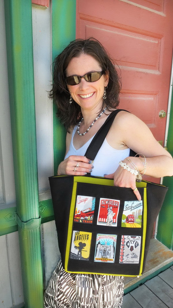 Pattern, Uptown Girl Tote ABQ-187
