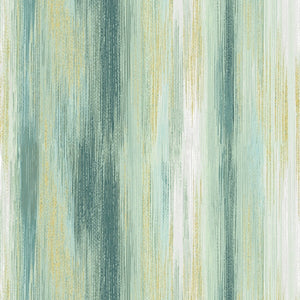 Fabric, Chickadee Cheer, Deep Eucalyptus/Gold 27178-436