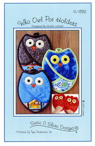 Pattern, Owl Pot Holders VL-1332