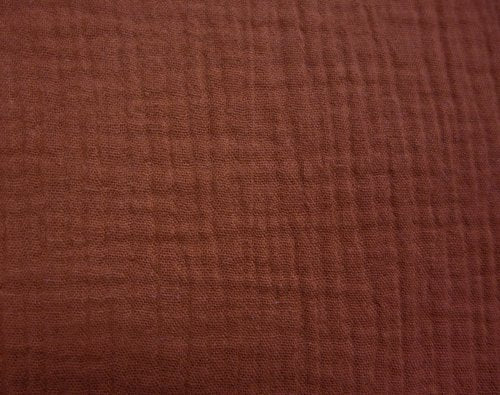 Fabric, Bliss, Auburn Double Gauze Cotton