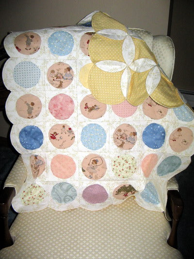 Pattern, Circle Time, Toddler quilt for I Spy ABQ-133