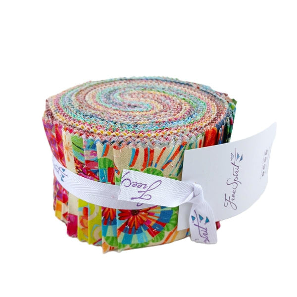 Fabric, 2 1/2" Strips, Festival Jelly Roll, FB4DROB-FESTIVAL