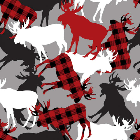 Fabric, North of Ordinary - Canadian Moose - Multi CF21250102-01