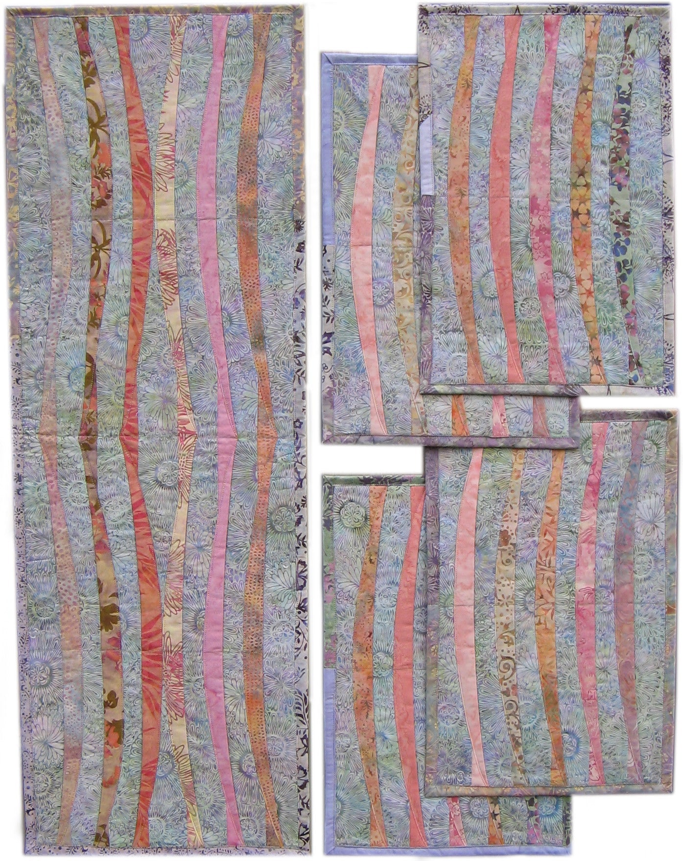 Pattern, Making Waves, placemats & table runner ABQ-147