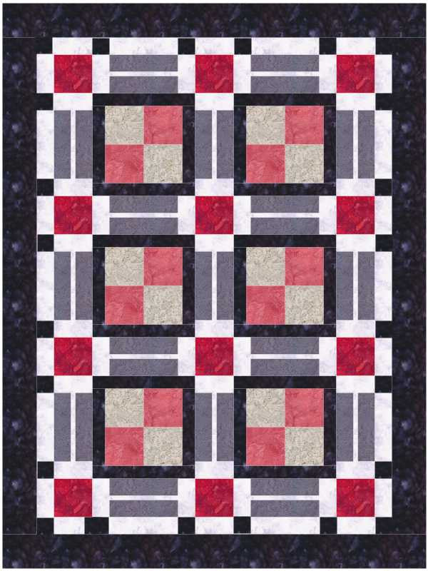Pattern, Piccadilly Quilt, multi-sized ABQ-167