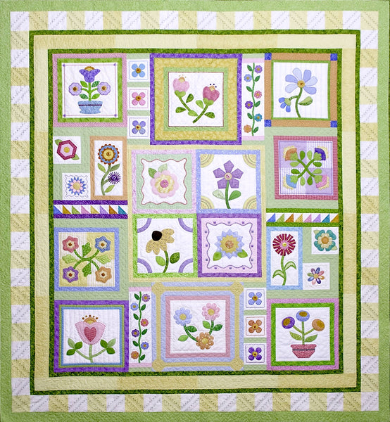 Class, Stitchers Garden Block of the Month Quilt