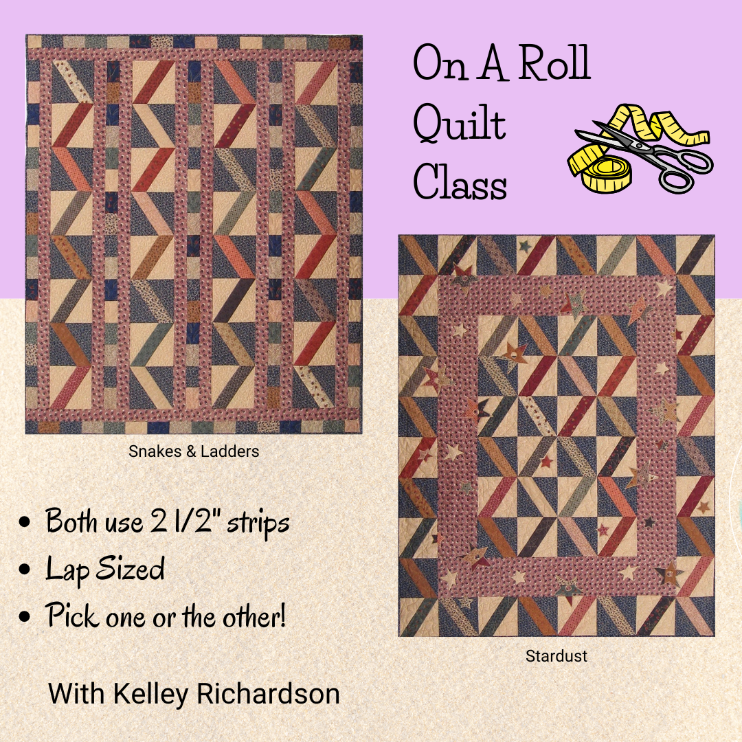 Class, On A Roll Lap Quilt(s)