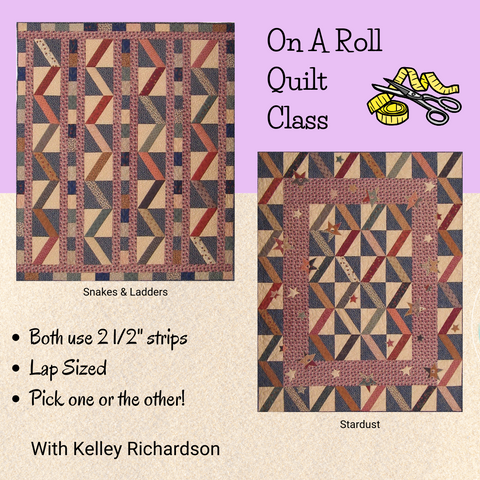 Class, On A Roll Lap Quilt(s)