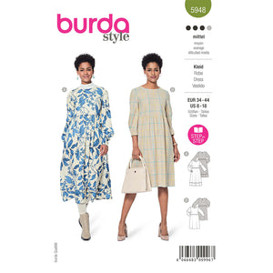 Pattern, Burda:  Dress #5948