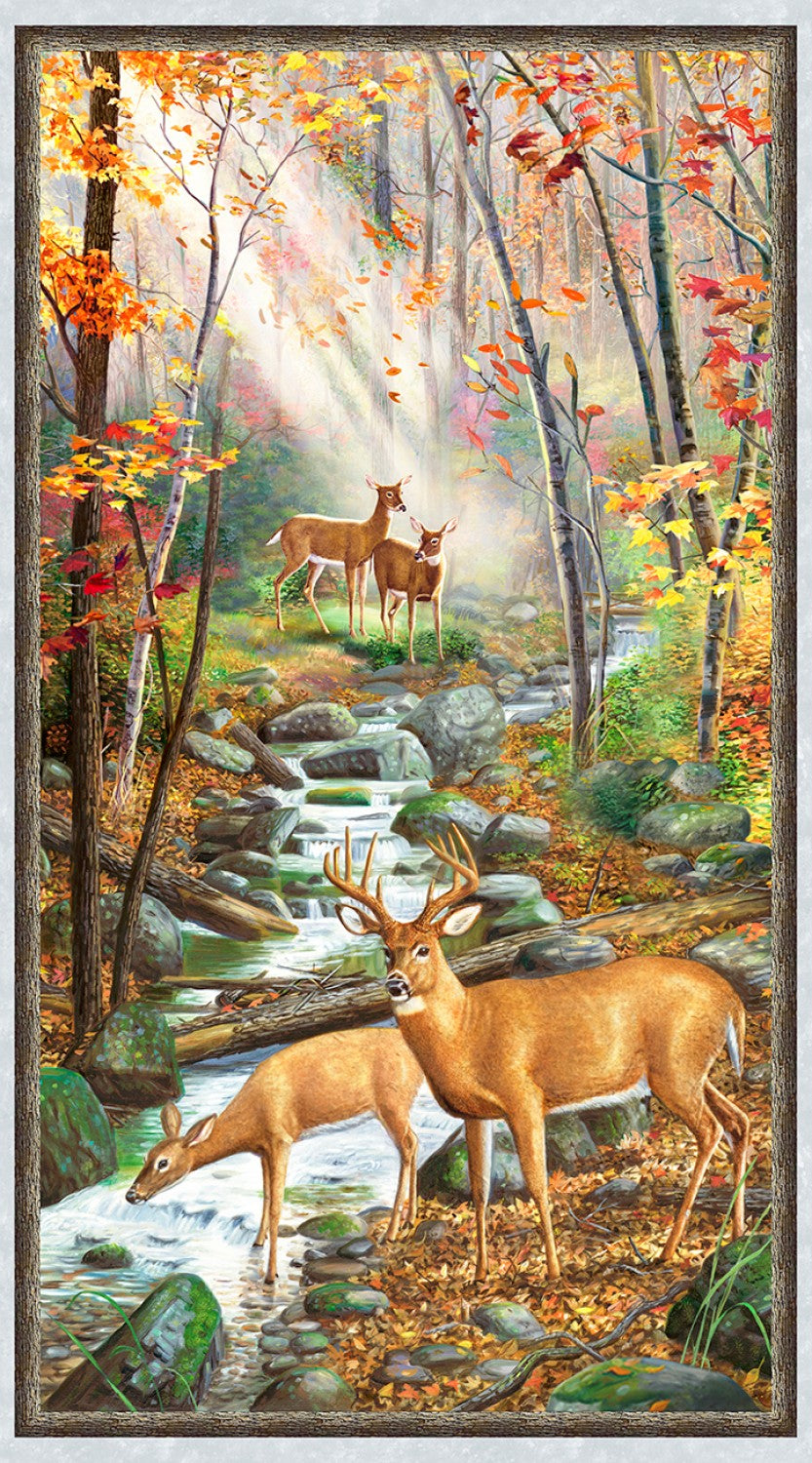 Fabric Panel, Forest Light Large Panel 10152-782