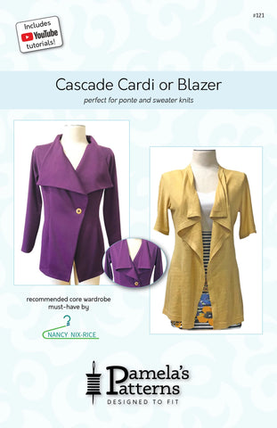 Pattern, Cascade Cardi or Blazer