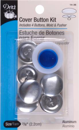 Button, Button Cover Kit 1 1/8" 14-45PD