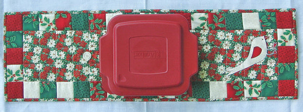 Pattern, ABQ, Home Cooking Casserole Cover, converts into a table runner