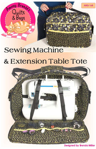 Sewing Machine and Extension Table Tote Pattern