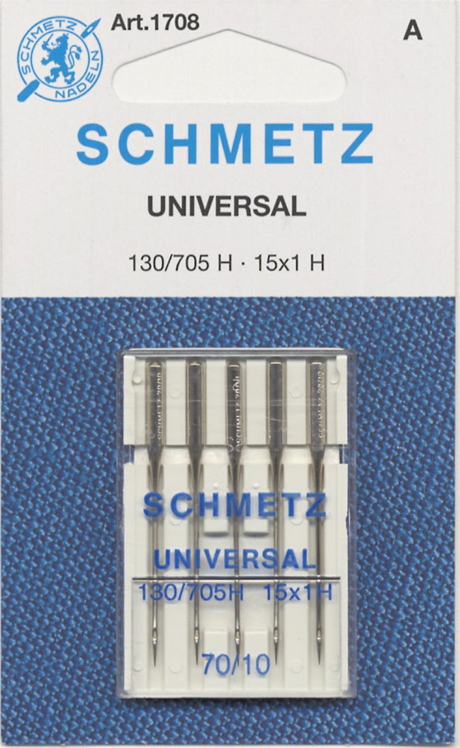 Machine Sewing Needle, Universal 70/10 1708