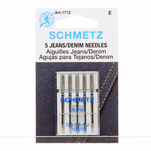 Schmetz Denim/Jeans Machine Needle Size 100/16 1712
