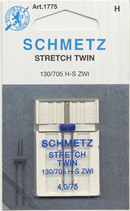 Schmetz, Machine Needle, Stretch Twin Size  4mm/75 1775