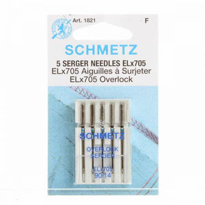 Schmetz Overlock / Serger Machine Needle ELX705 Size 14/90 # 1821