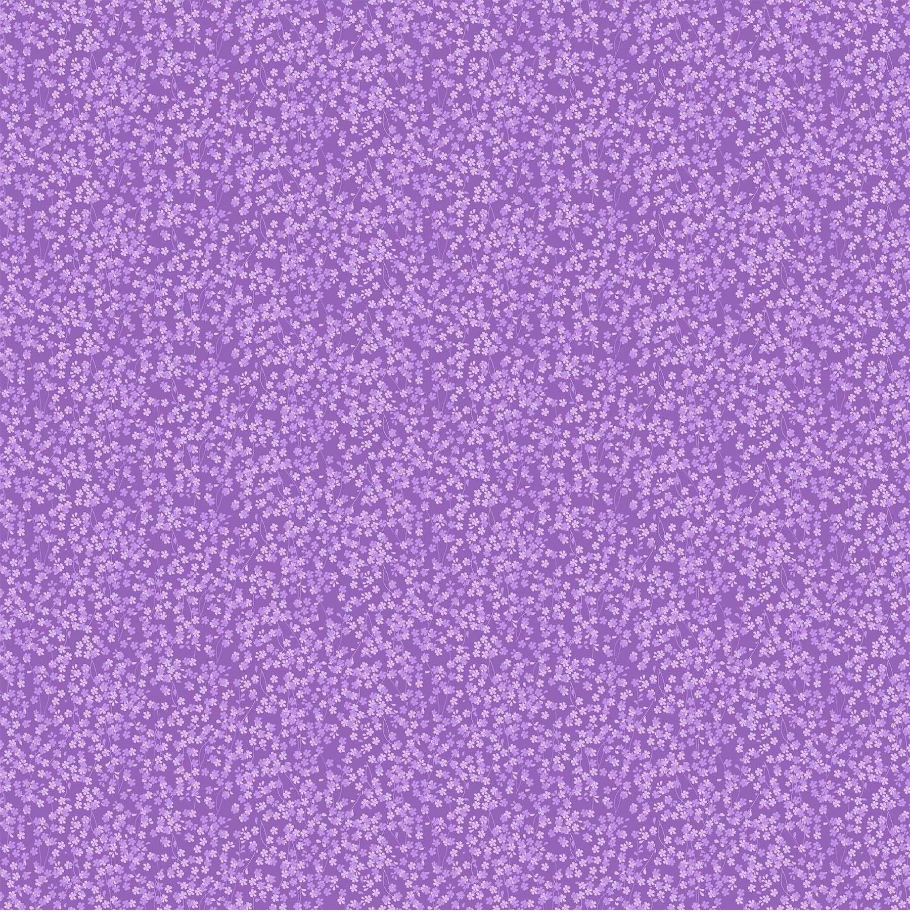 Fabric, Fleur, Purple Sprig 23944 84