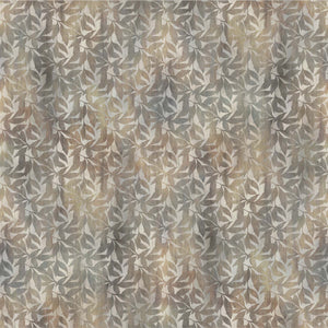 Fabric, Ophelia, Gray/Brown Leaves 23950-34
