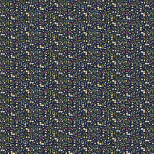 Fabric, Avalon, Navy Mini Floral 24850-49
