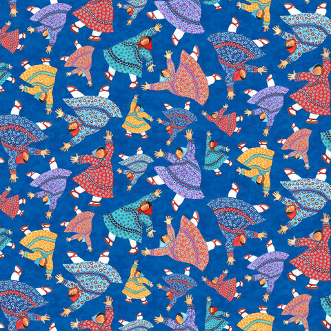 Fabric, Quilts and Kuspuks Blue Multi 25206-46