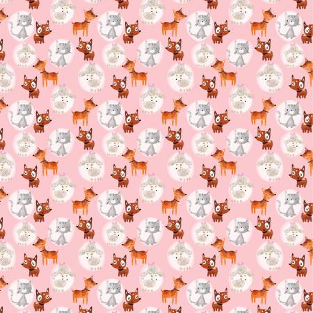 Fabric, Dogs Girls Day Out Collection 2685C-04
