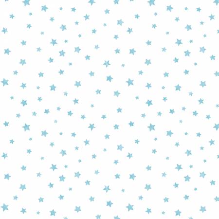 Fabric, White Stars, New Friends Collection, 28146-141
