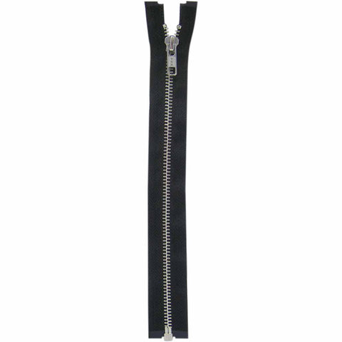 Zipper, COSTUMAKERS Activewear One Way Separating Zipper 50cm (20″) - Black