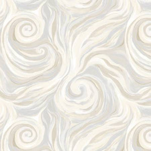 Fabric, Cream Swirl 53016D-8