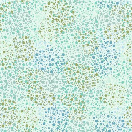 Fabric, Wide Back, Mint Splatter Dots, 108" 53193W-2