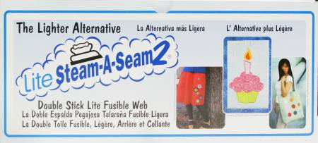 Fusible Web, Steam A Seam Lite 2, 12" wide -5440WNN