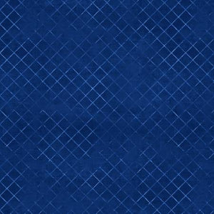 Fabric, 108" Wide Back, Blue Trellis Essentials, Beautiful Backing 7215-444