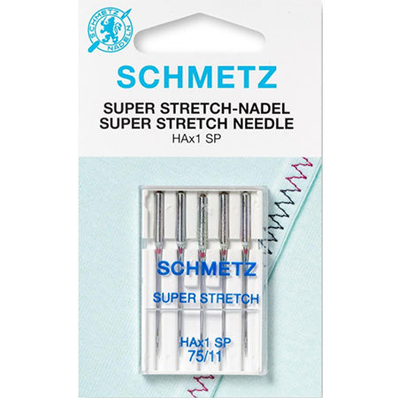 Schmetz Super Stretch Machine Needle 75/11 HAx1SP – Among Brenda's Quilts -  The ABQ Sewing Studio