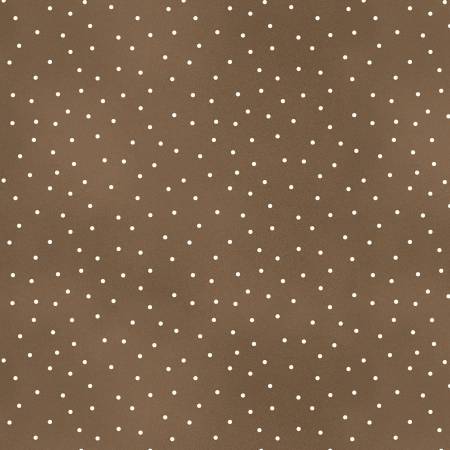 Fabric, Mushroom Basic Scattered Dots, Beautiful Basics Collection 8119M-A3