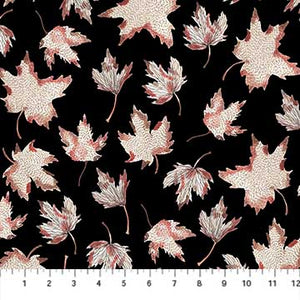 Fabric, After The Rain, Black Leaves 90162-99