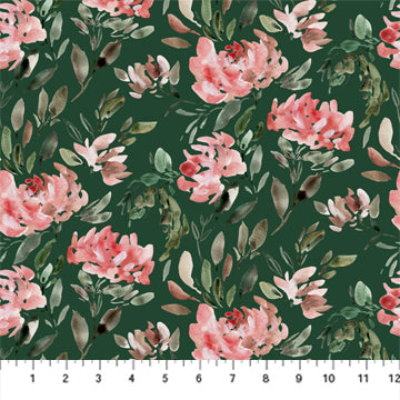 Fabric, Refresh Green Bouquet, 90551-76