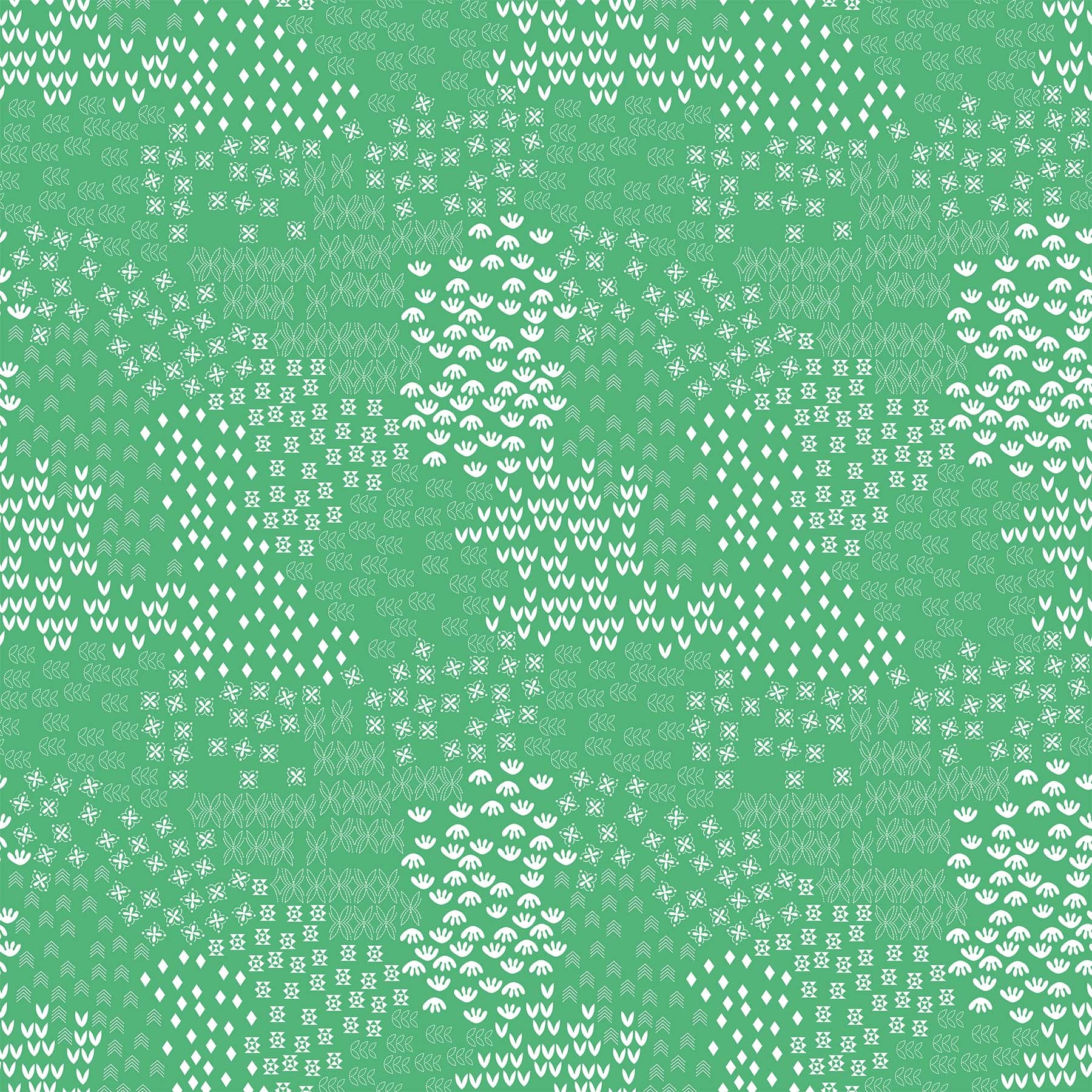 Fabric, Hampton Court, Green Meadow, 90589-76
