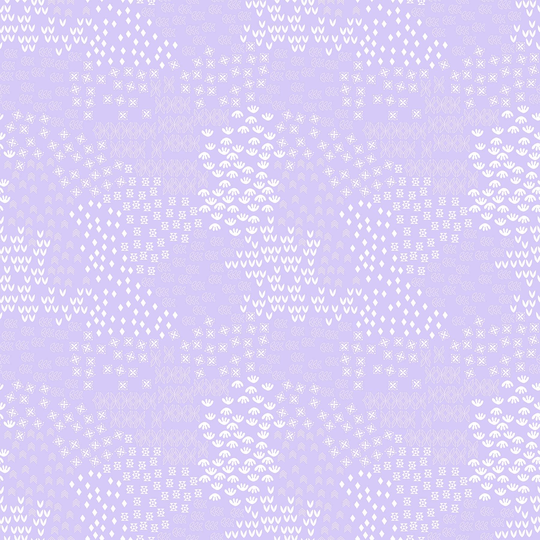 Fabric, Hampton Court, Lilac Meadow, 90589-80