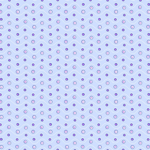 Fabric, Happiness Blue Multi Dot 90596-40